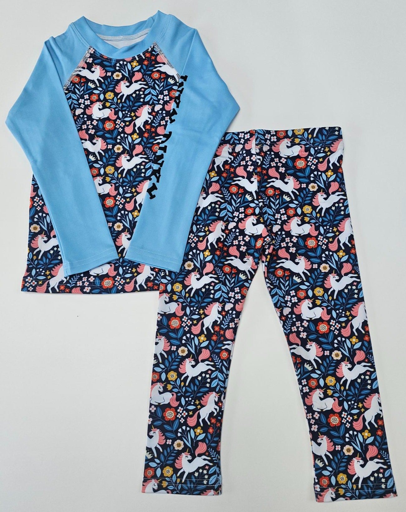 Set intimo tecnico per bambini - Unicorni