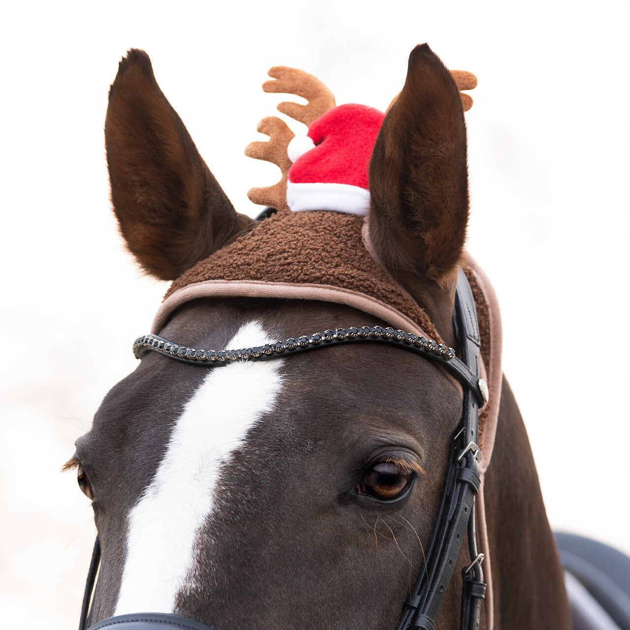 Cappello di Natale con corna da cavallo