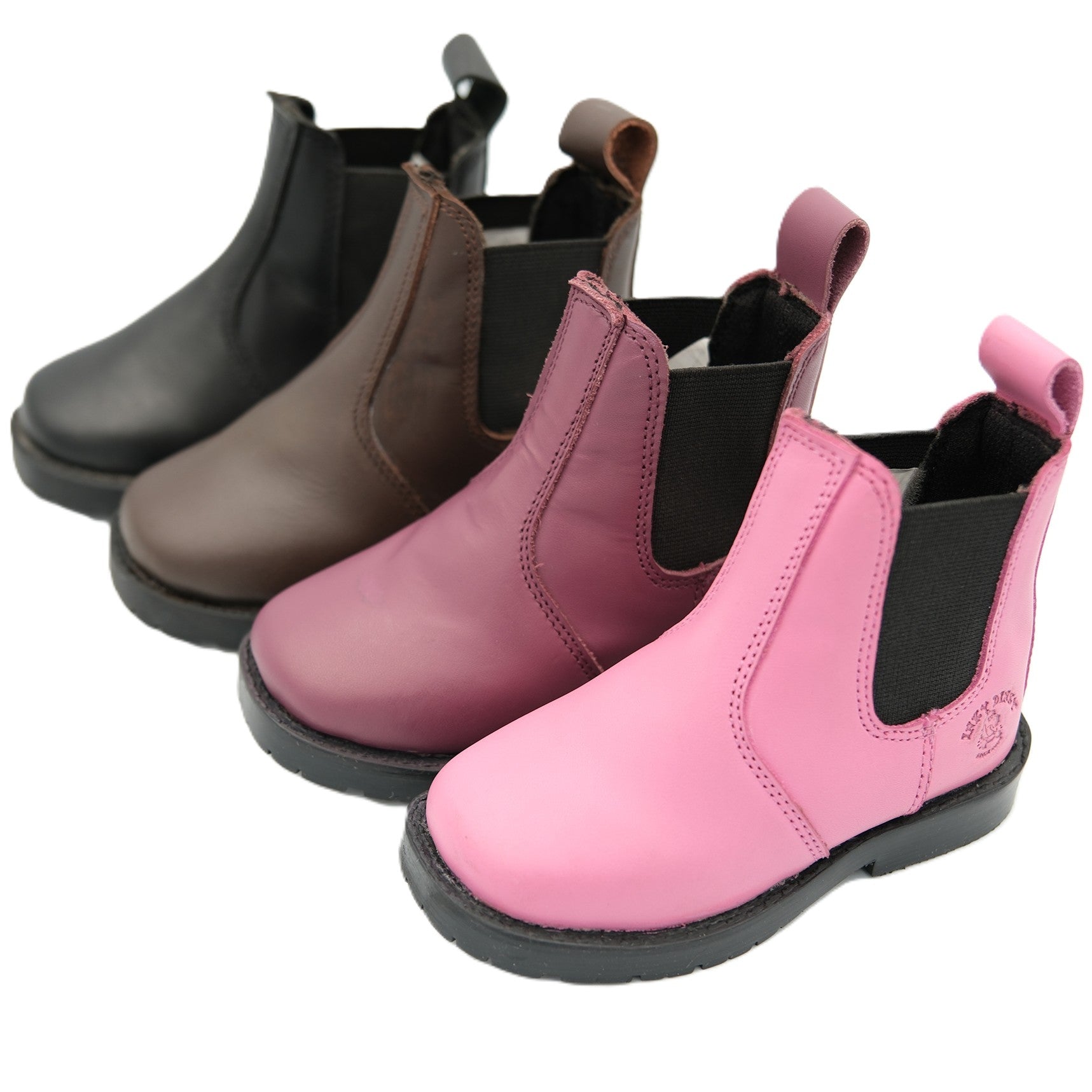 Stivali da equitazione Jodhpur in vera pelle Inky Dinky