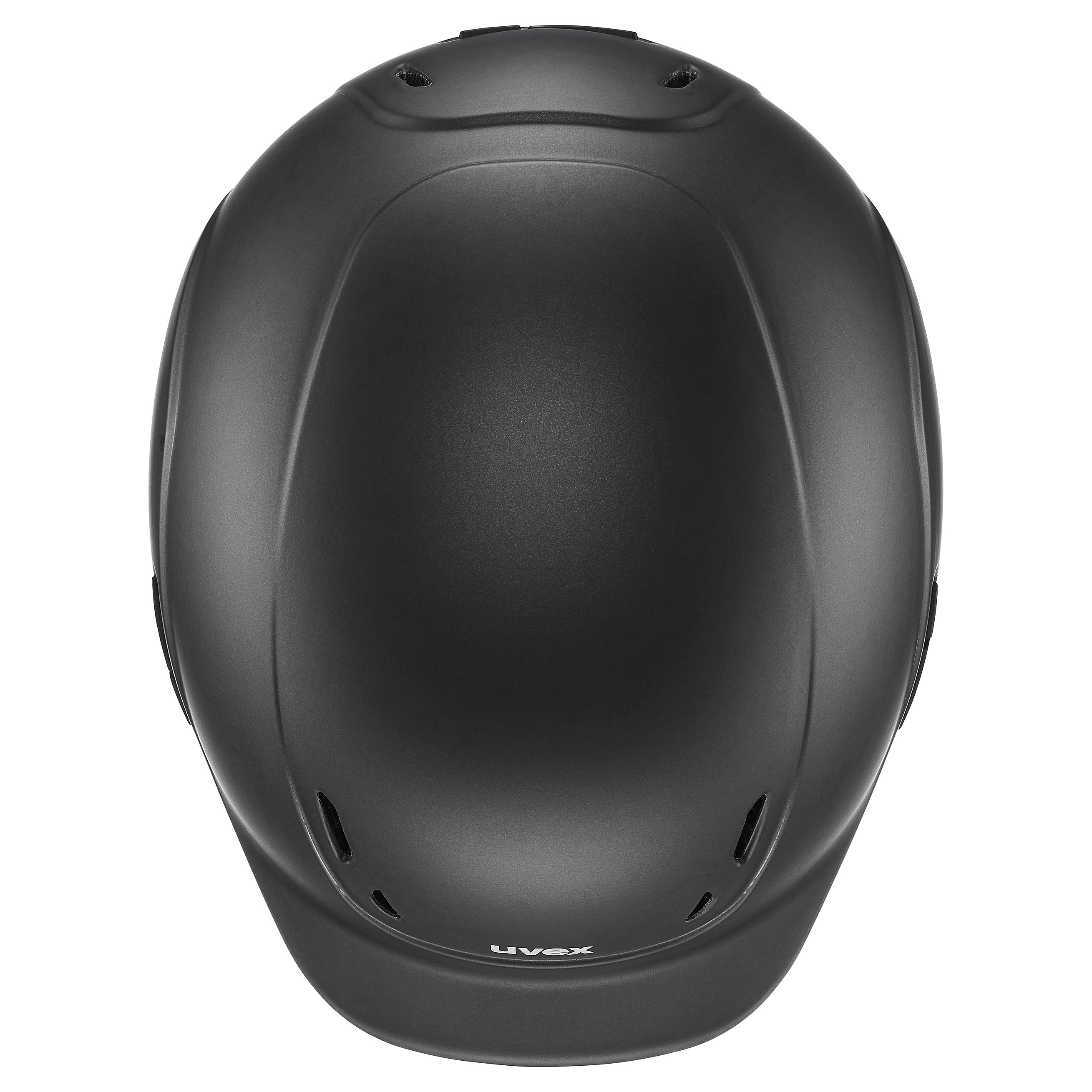 Uvex - Nero opaco - Casco da equitazione regolabile per bambini taglia 49-54 cm