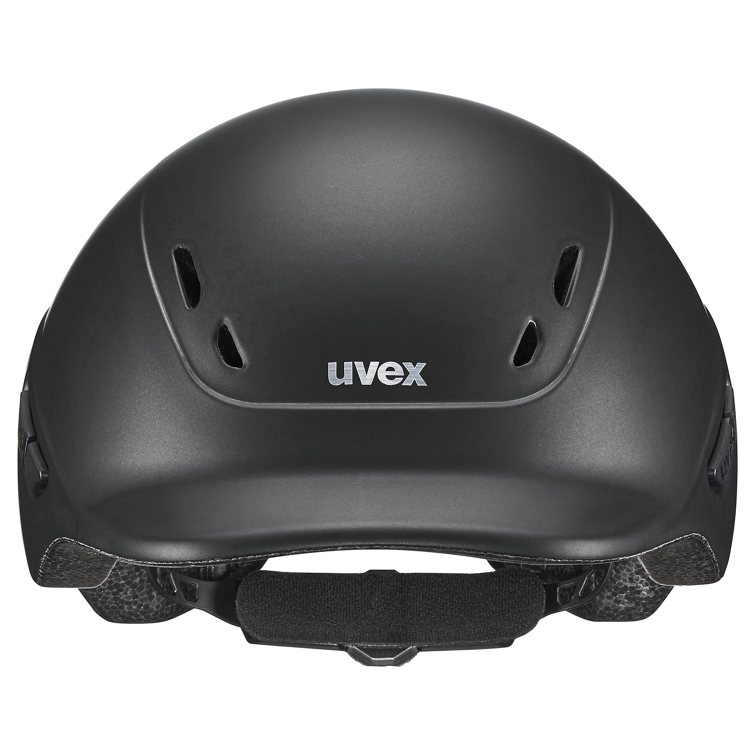 Uvex - Nero opaco - Casco da equitazione regolabile per bambini taglia 49-54 cm