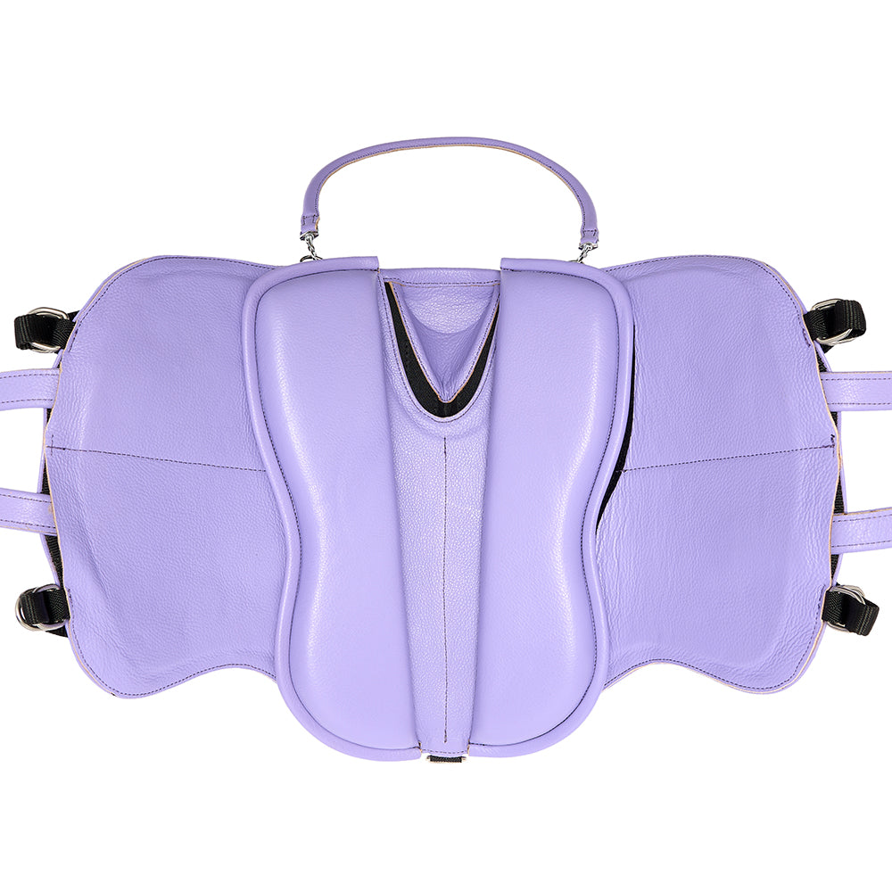 Sella Inky Dinky® in PELLE viola - NUOVO - Ufficiale