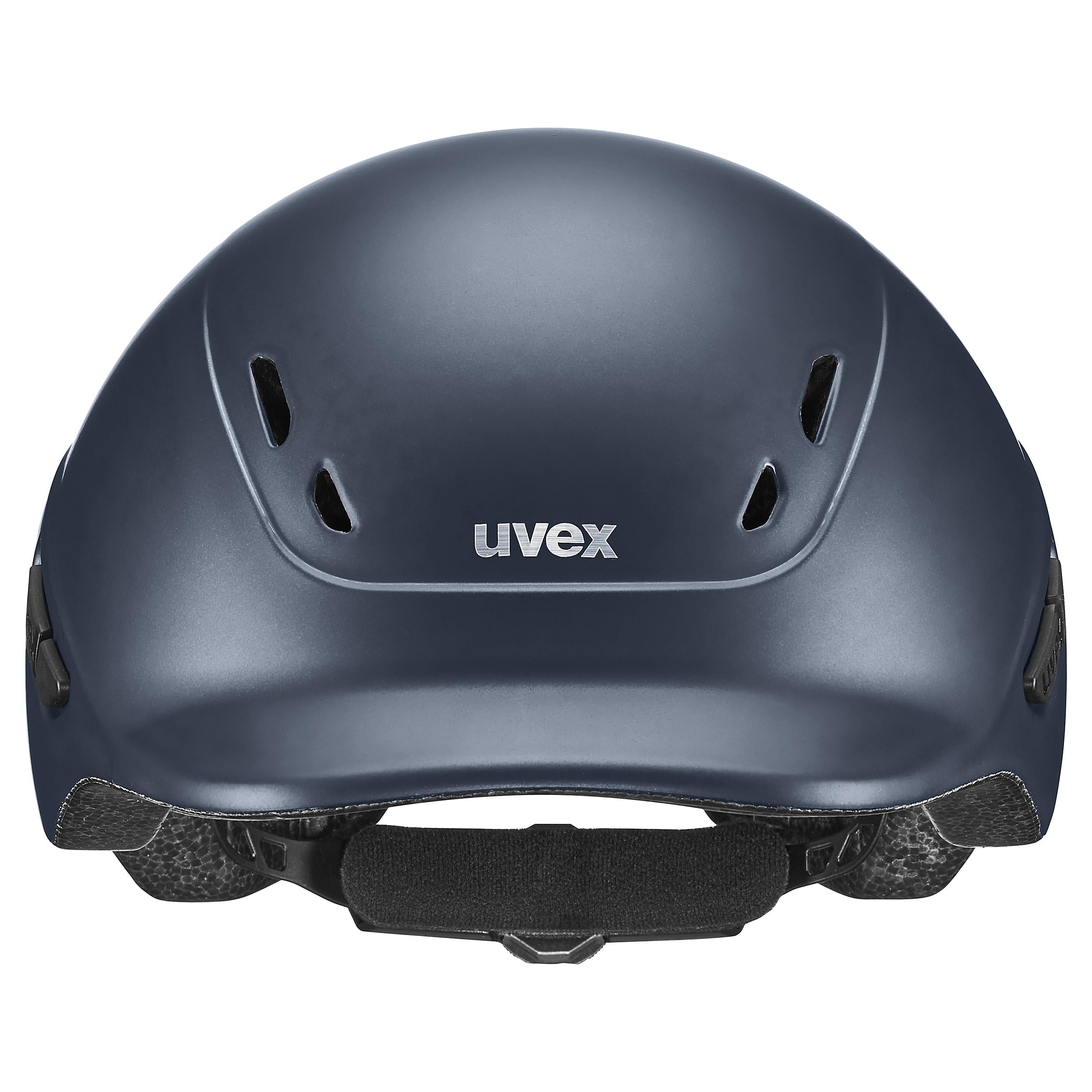 Uvex - Blu navy opaco - Casco da equitazione regolabile per bambini taglia 49-54 cm