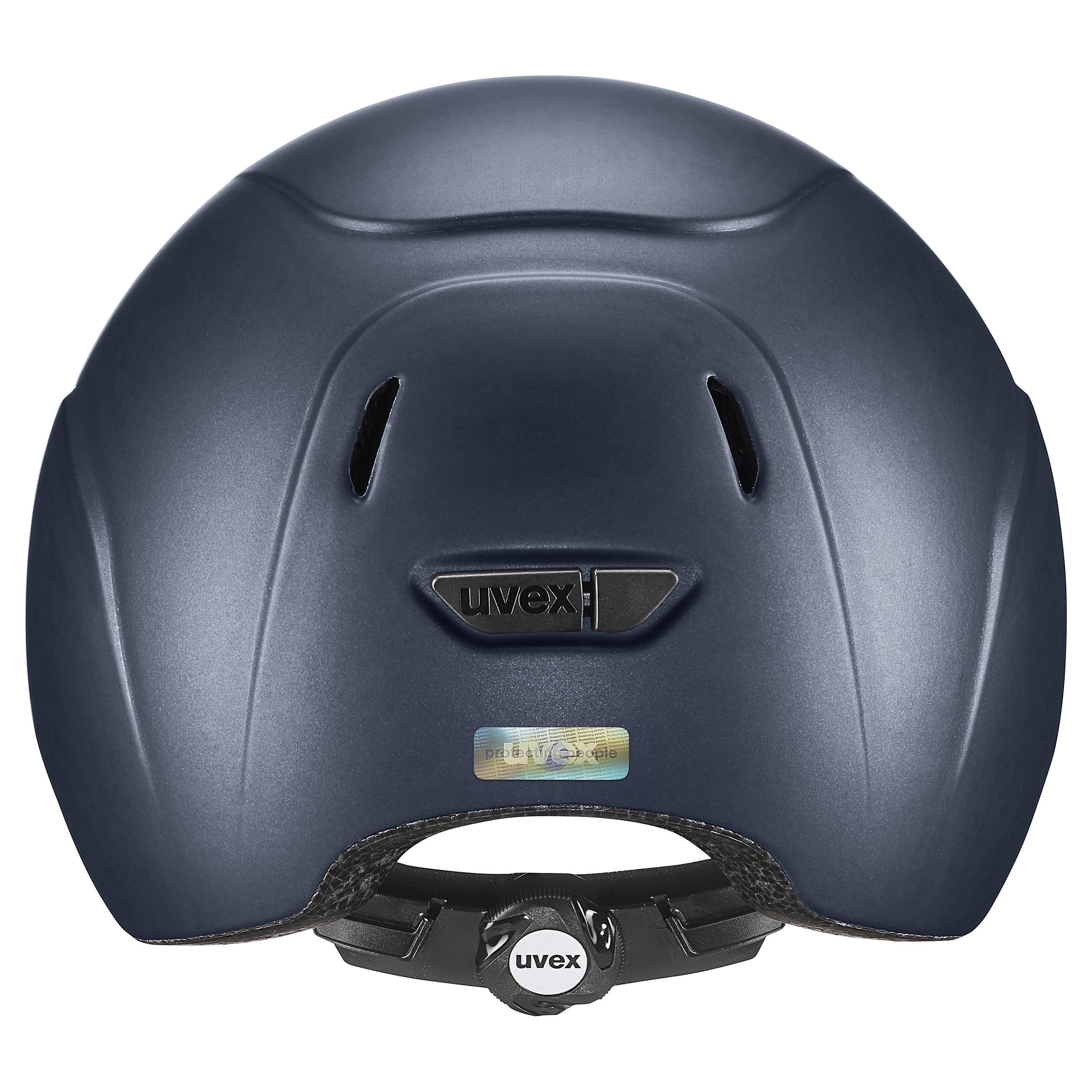 Uvex - Blu navy opaco - Casco da equitazione regolabile per bambini taglia 49-54 cm
